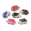 Spray Painted Alloy Beads FIND-Z109-01B-1