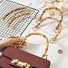 Beadthoven 2 Style Bamboo Bag Handles FIND-BT0001-28-6