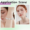 64Pcs 4 Styles Tibetan Style Alloy Bead Caps FIND-SC0009-51-5