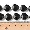 Natural Black Onyx(Dyed & Heated) Beads Strands G-D316-A15-4