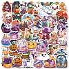 50Pcs Halloween PVC Adhesive Waterproof Stickers PW-WG3F5AA-01-2