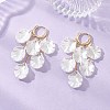 Petaline ABS Plastic Imitation Pearl Chandelier Earrings EJEW-TA00775-1