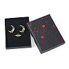 5Pcs Hot Stamping Planet Cardboard Jewelry Packaging Boxes CON-TA0001-44A-3