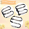 12 Pairs 12 Style Alloy Shoe Lace Decoration FIND-GO0001-09-3