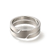 304 Stainless Steel Rings for Women RJEW-S238-07P-2