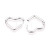 304 Stainless Steel Hoop Earrings STAS-T074-52P-2