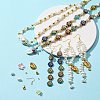 DIY Imitation Pearl Earring Bracelet Necklace Making Kit DIY-FS0003-09-2