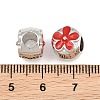 Alloy Enamel European Beads AL-CBAC2D3-21P-01-3