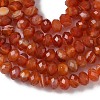 Natural Banded Agate Beads Strands G-D344-A34-02-5