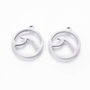 Non-Tarnish 201 Stainless Steel Pendants STAS-F231-066P-1