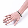 Cat Eye Stretch Bracelets BJEW-JB04591-02-3