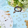 300Pcs 2 Colors Iron Triangle Linking Ring IFIN-SP0001-70-4