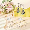  120Pcs 2 Style 304 Stainless Steel Leverback Earring Findings STAS-NB0001-54-5