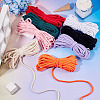 8 Skeins 8 Colors Braided Cotton String Threads for Crafts Knitting Making OCOR-TA0003-56-5