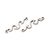 201 Stainless Steel Connector Charms STAS-K251-081P-2