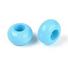 Opaque Acrylic European Large Hole Beads SACR-N019-03C-2