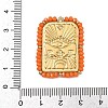 304 Stainless Steel Enamel Pendants SA-B004-05G-3