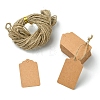 Kraft Paper Gift Tags AJEW-FS0001-15-1