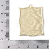 Brass Pendant Cabochon Settings KK-V005-01G-04-3