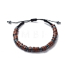 3Pcs 3 Style Morse Code Stackable Bracelets Set BJEW-JB08838-01-2