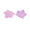 Baking Paint Transparent Glass Pendants DGLA-N014-11A-03-2