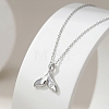 925 Sterling Silver Pave 5A Clear Cubic Zirconia Pendants SE-CBA9BBC-13P-2