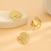 Alloy Stud Earrings & Cuff Rings FS-WGD31BF-02-1