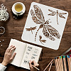 Large Plastic Reusable Drawing Painting Stencils Templates DIY-WH0172-771-3