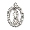 304 Stainless Steel & Rhinestone Pendants STAS-G371-09B-01P-1