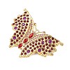 304 Stainless Steel with Rhinestone Big Pendants STAS-Z186-08G-02-2