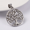 Tarnish Resistant 316 Surgical Stainless Steel Pendants STAS-L186-053P-1