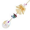 Hollow Alloy Hanging Ornaments HJEW-Q012-07D-2