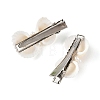 Natural White Shell & Shell Pearl & Iron Alligator Hair Clips PHAR-TA000004-3