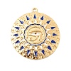 304 Stainless Steel Enamel Pendants STAS-H250-02G-02-1
