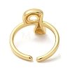 Brass Open Cuff Rings RJEW-U008-06P-G-3