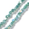 Electroplate Glass Beads Strands GLAA-E036-03A-1