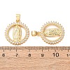 Religion Brass Pendants CU-B197-03G-E-2