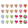 24Pcs 12 Style Glass Cabochon GLAA-TA0001-71-3