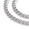 304 Stainless Steel Curb Chains CHS-XCP0001-07-3