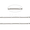 304 Stainless Steel Twist Link Chains CHS-G025-16P-2