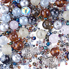 1Bag Mixed Styles Glass Beads GLAA-TADJ0001-10G-2