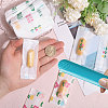 200Pcs OPP Flower Nougat Candy Packaging Bags ABAG-WH0039-28-3