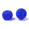 Frosted Colours Glass Beads SEED-S040-04A-04-5