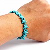 Turquoise Bracelet with Elastic Rope Bracelet DZ7554-3-1