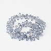 Electroplate Glass Beads Strands EGLA-J068-FR04-2