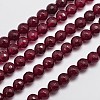 Natural Malaysia Jade Bead Strands G-A147-8mm-A09-3