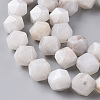 Natural White Crazy Lace Agate Beads Strands G-F668-03-8mm-3