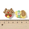 Christmas Opaque Resin Decoden Cabochons RESI-S391-07-3