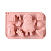 Christmas Cake DIY Food Grade Silicone Statue Mold DIY-K075-12-2