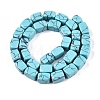 Synthetic Turquoise Dyed Beads Strands G-T138-99-2